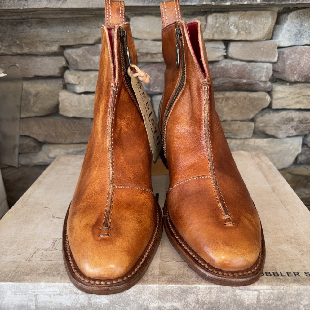 Bedstu Women's Tabitha Boots Tan Driftwood 8.5 NWB Cobbler Series - Picture 3 of 12